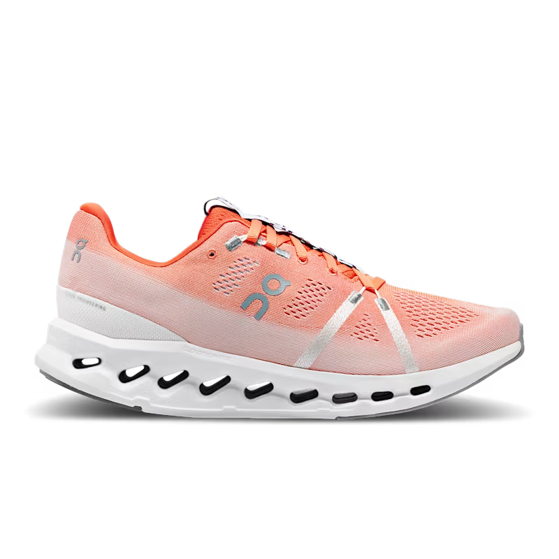On running cloudsurfer 7 flame white