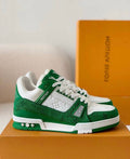 louis vuitton LV Trainer White green