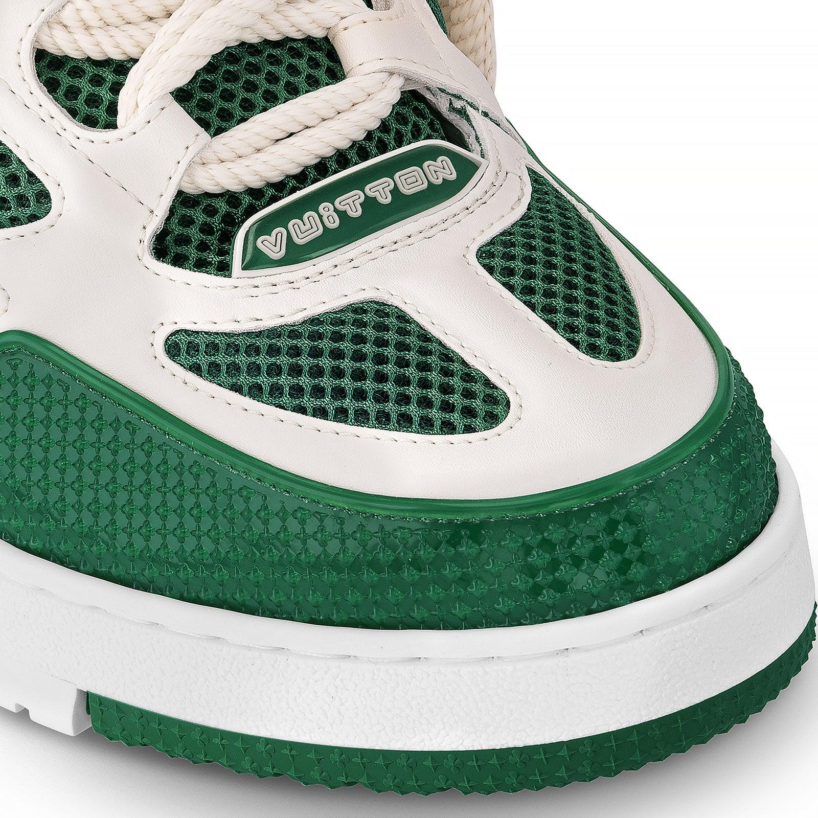 louis vuitton lv skate green white